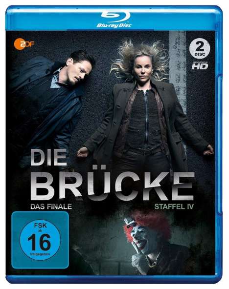 Die Brücke - Transit in den Tod Staffel 4 (finale Staffel) (Blu-ray), 2 Blu-ray Discs