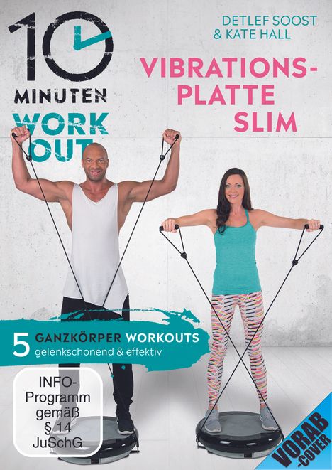 10 Minuten Workout - Vibrationsplatte Slim, DVD
