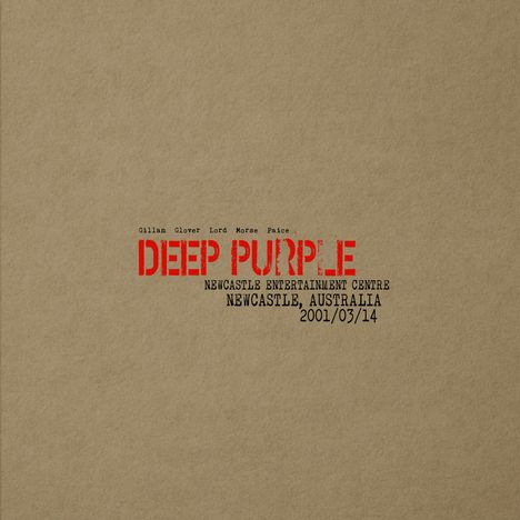 Deep Purple: Live In Newcastle 2001 (The Soundboard Series) (remastered) (Limited-Edition) (Red Vinyl), 3 LPs