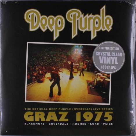 Deep Purple: Graz 1975 (180g) (Limited-Edition) (Crystal Clear Vinyl), 2 LPs