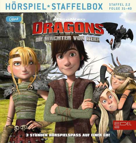 Dragons - Die Wächter von Berk: Staffelbox 2.2, MP3-CD