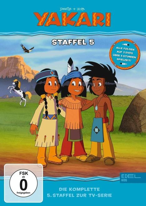 Yakari Staffel 5, 2 DVDs