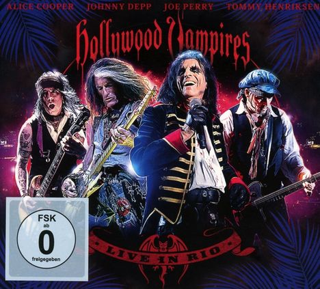 Hollywood Vampires: Live In Rio, 1 CD und 1 DVD