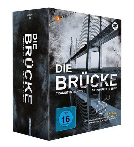 Die Brücke - Transit in den Tod (Komplette Serie), 20 DVDs
