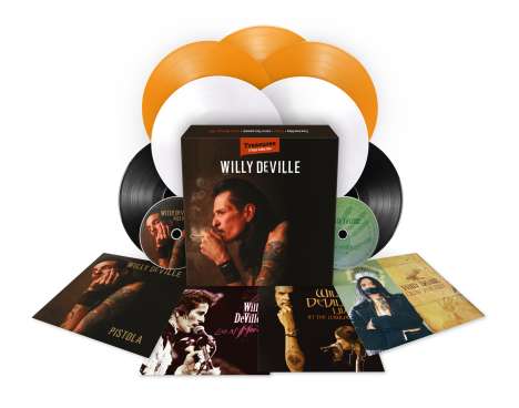 Willy DeVille: Treasures - A Vinyl Collection (180g) (Limited Numbered Boxset Edition), 7 LPs und 2 CDs