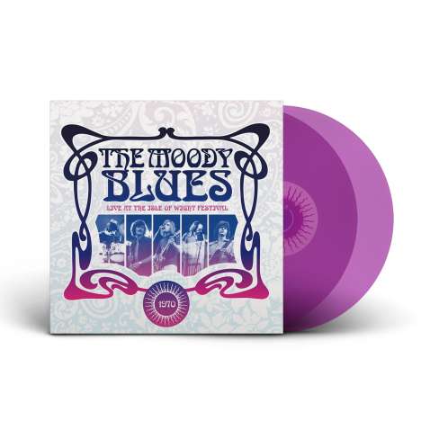 The Moody Blues: Live At The Isle Of Wight Festival 1970 (180g) (Limited Numbered Edition) (Transparent Violet Vinyl), 2 LPs