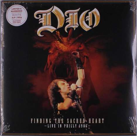 Dio: Finding The Sacred Heart - Live In Philly 1986 (180g) (Limited Numbered Edition) (White Vinyl), 2 LPs