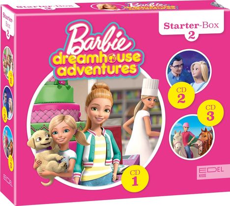 Barbie Dreamhouse Adventures - Starter-Box (2) Folge 4-6, 3 CDs