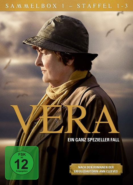 Vera Sammelbox 1 (Staffel 1-3), 12 DVDs