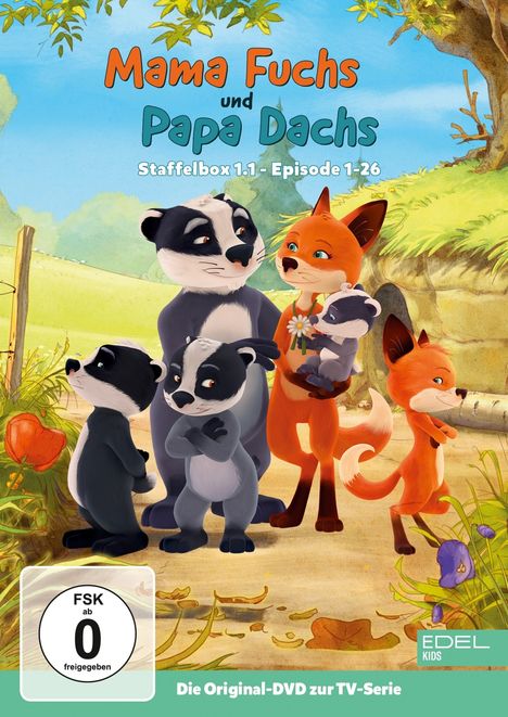 Mama Fuchs und Papa Dachs Staffel 1 Box 1, 2 DVDs
