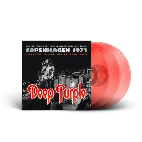 Deep Purple: Copenhagen 1972 (remastered) (180g) (Limited Numbered Edition) (Red Vinyl), 3 LPs