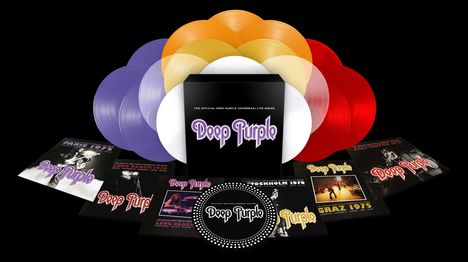 Deep Purple: DPO Live Series LP Box (180g) (Limited Edition) (Colored Vinyl), 16 LPs