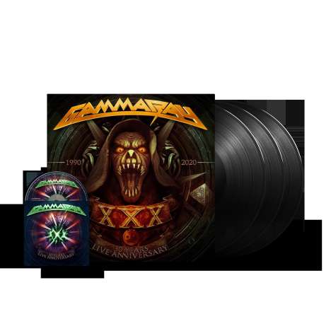 Gamma Ray (Metal): 30 Years: Live Anniversary (180g), 3 LPs und 1 Blu-ray Disc