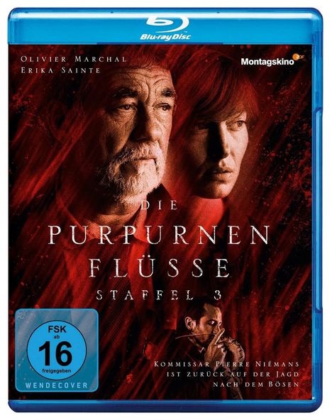 Die purpurnen Flüsse Staffel 3 (Blu-ray), 2 Blu-ray Discs