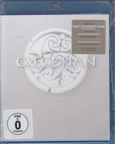 Gregorian: Pure Chants, Blu-ray Disc