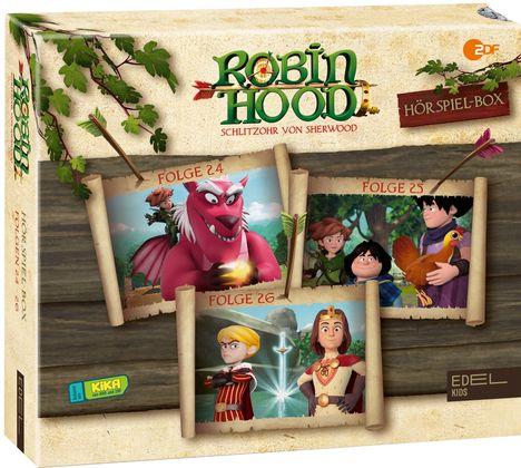 Robin Hood - Schlitzohr von Sherwood (24-26), 3 CDs
