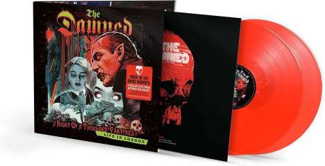 The Damned: A Night Of A Thousand Vampires: Live In London (180g) (Limited Edition) (Transparent Red Vinyl), 2 LPs