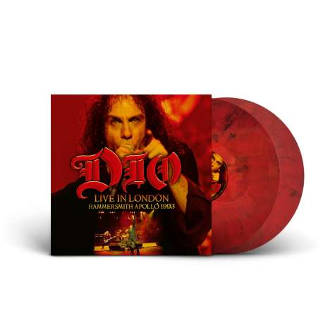 Dio: Live In London: Hammersmith Apollo 1993 (Limited Edition) (Red/Black Marbled Vinyl), 2 LPs