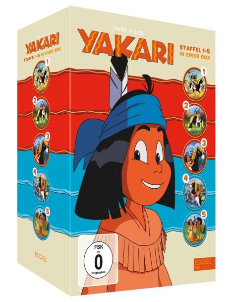 Yakari Staffelbox 1-5, 12 DVDs