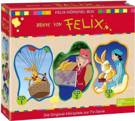Briefe von Felix: Briefe von Felix Hörspiel-Box (Folge 1-3), 3 CDs