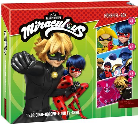 Miraculous Hörspiel-Box (Folge 41-43), 3 CDs