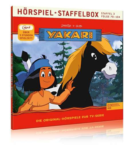 Yakari Staffelbox 3 (Folge 79-104), MP3-CD