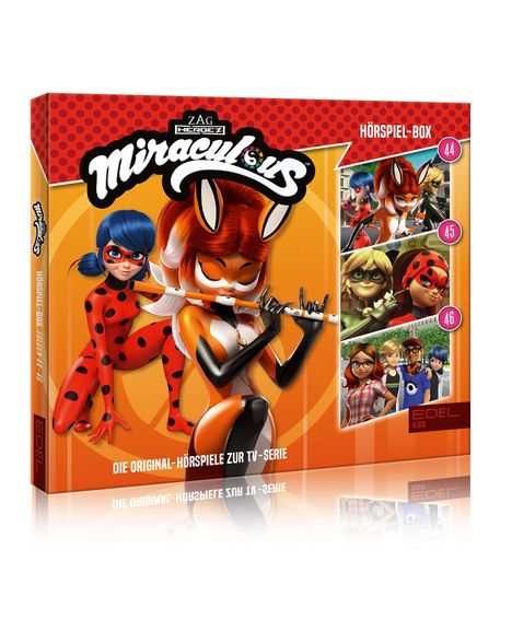 Miraculous Hörspiel-Box (Folge 44-46), 3 CDs