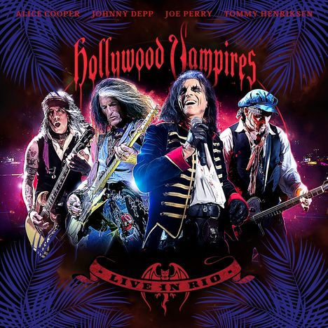 Hollywood Vampires: Live In Rio, 1 CD und 1 Blu-ray Disc