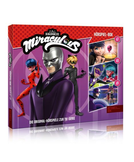 Miraculous Hörspiel-Box (Folge 47-49), 3 CDs