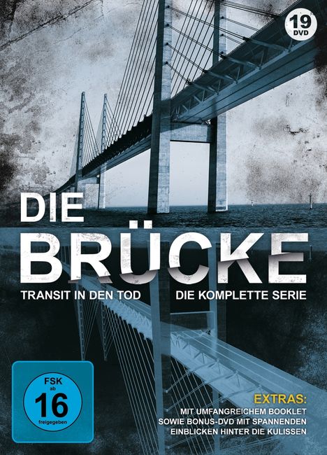 Die Brücke - Transit in den Tod (Komplette Serie), 20 DVDs