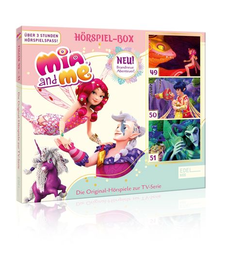 Mia and me Hörspiel-Box (Folge 49-51), 3 CDs