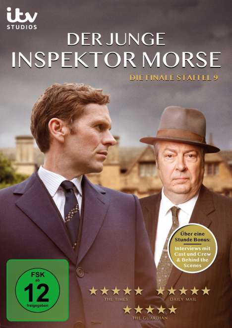 Der junge Inspektor Morse Staffel 9 (finale Staffel), 2 DVDs