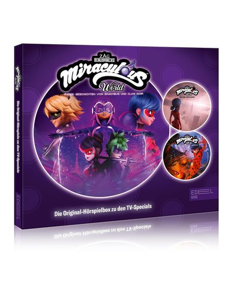 Miraculous: Hörspiel Box zu den TV-Specials, 3 CDs