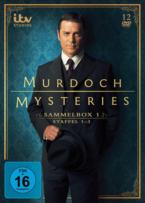 Murdoch Mysteries Sammelbox 1 (Staffel 1-3), 12 DVDs