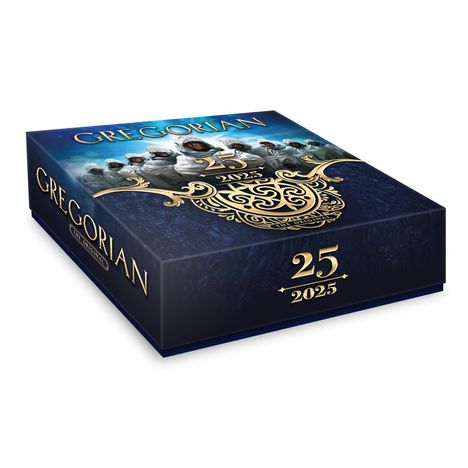 Gregorian: 25/2025 (Limited Box), 3 CDs, 1 DVD und 1 Merchandise