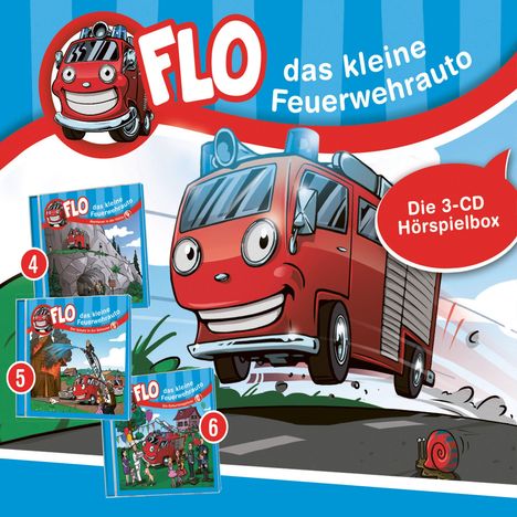 Christian Mörken: Flo,das kleine Feuerwehrauto CD-Box 2, 3 CDs