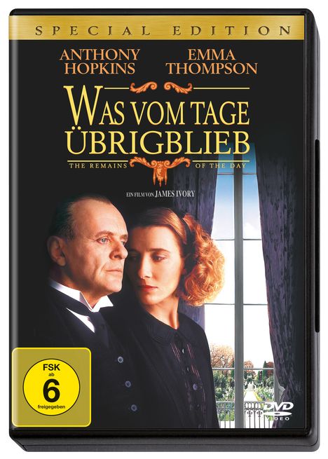 Was vom Tage übrigblieb, DVD