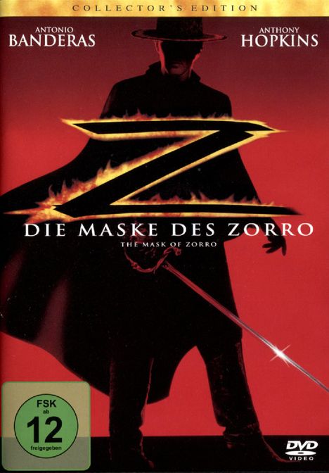 Die Maske des Zorro, DVD