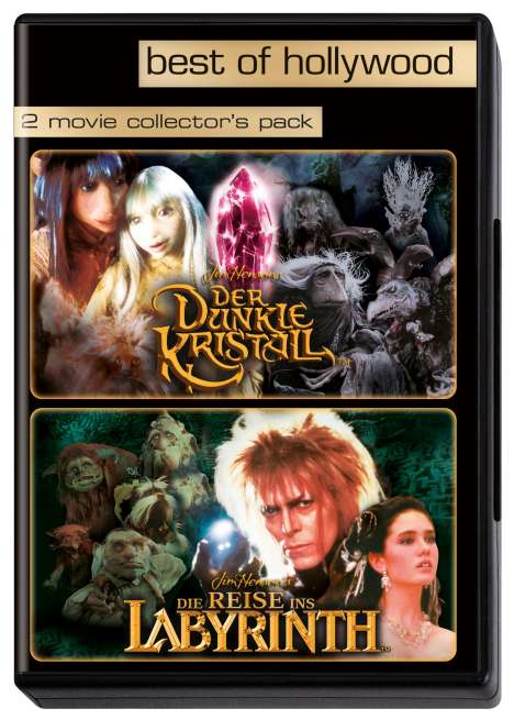 Der dunkle Kristall / Reise ins Labyrinth, 2 DVDs