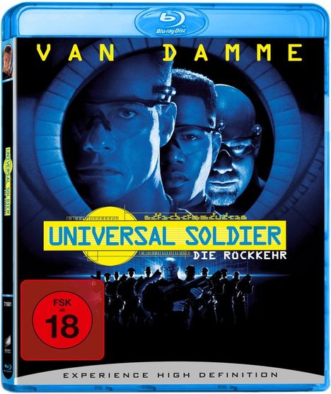 Universal Soldier - Die Rückkehr (Blu-ray), Blu-ray Disc