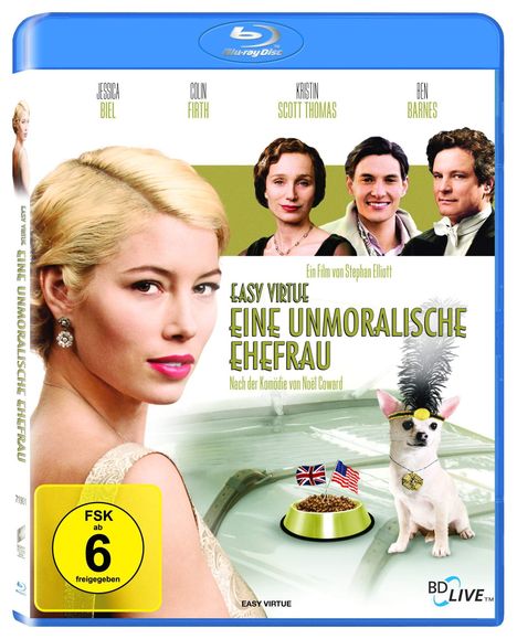 Easy Virtue - Eine unmoralische Ehefrau (Blu-ray), Blu-ray Disc