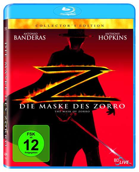 Die Maske des Zorro (Blu-ray), Blu-ray Disc