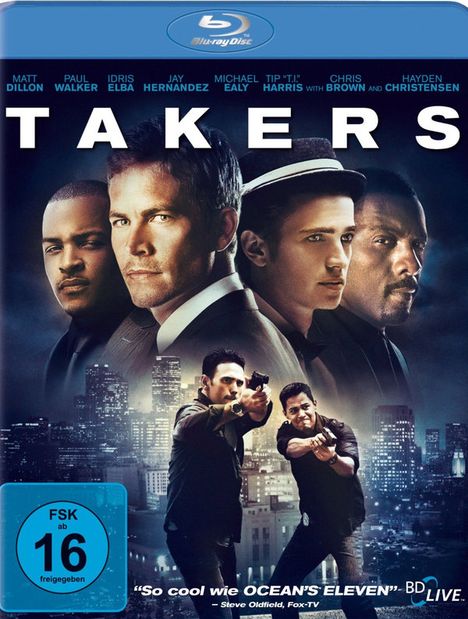 Takers (Blu-ray), Blu-ray Disc