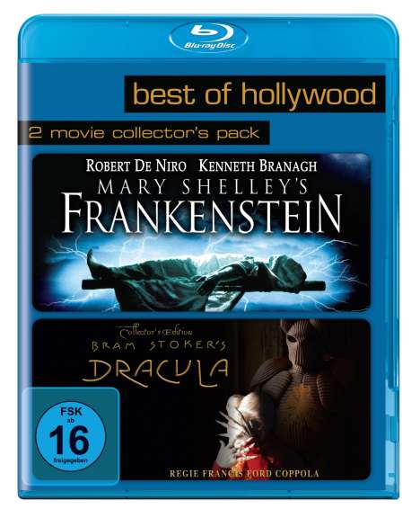 Frankenstein (1994) / Dracula (Blu-ray), 2 Blu-ray Discs