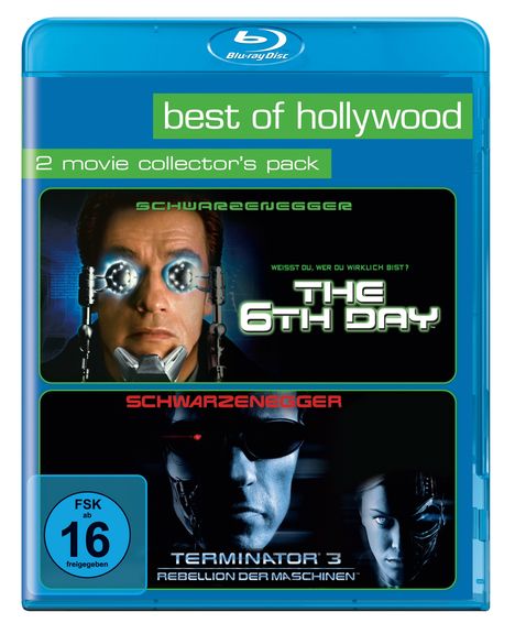 Sixth Day / Terminator 3 - Rebellion der Maschinen (Blu-ray), 2 Blu-ray Discs