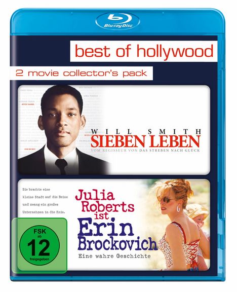Sieben Leben / Erin Brockovich (Blu-ray), 2 Blu-ray Discs