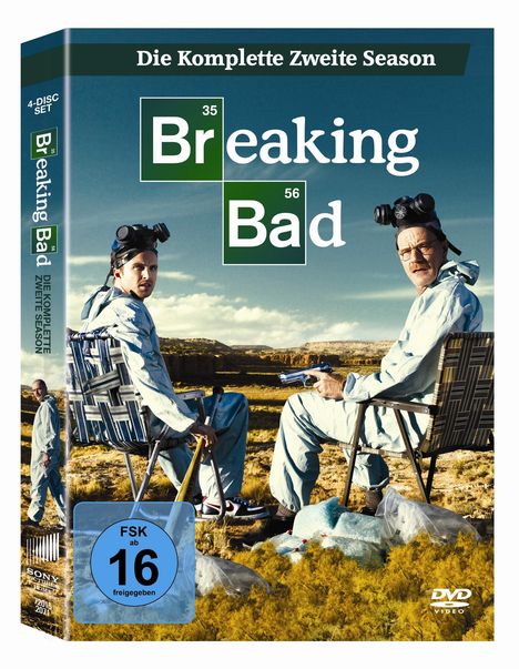 Breaking Bad Season 2, 4 DVDs