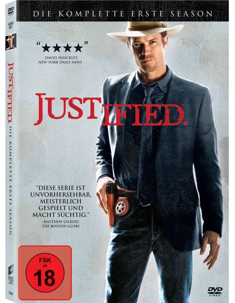 Justified Season 1, 3 DVDs