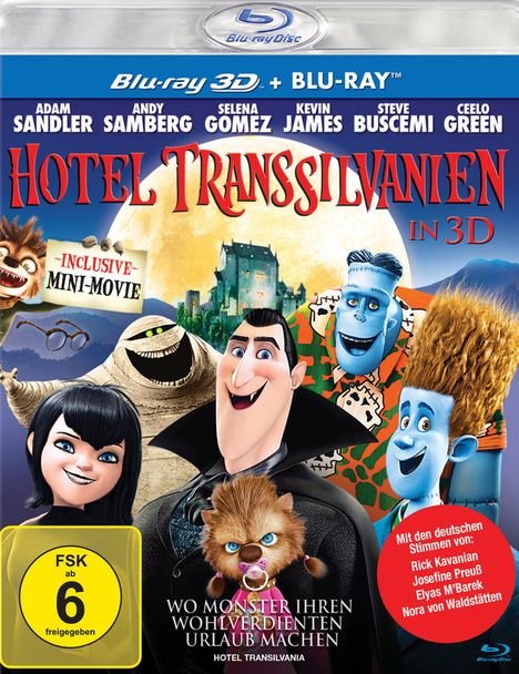 Hotel Transsilvanien (3D &amp; 2D Blu-ray), 2 Blu-ray Discs