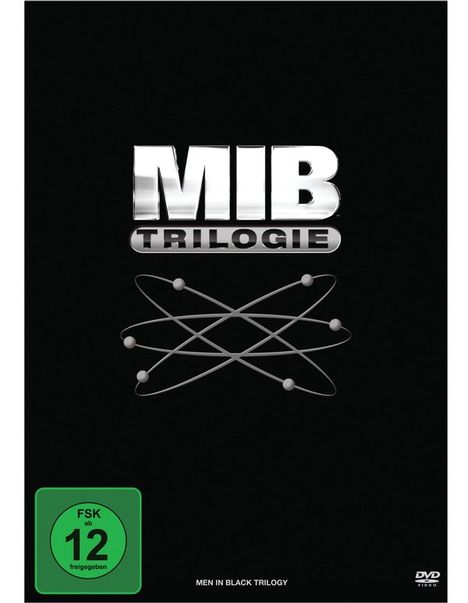 Men in Black 1-3, 3 DVDs